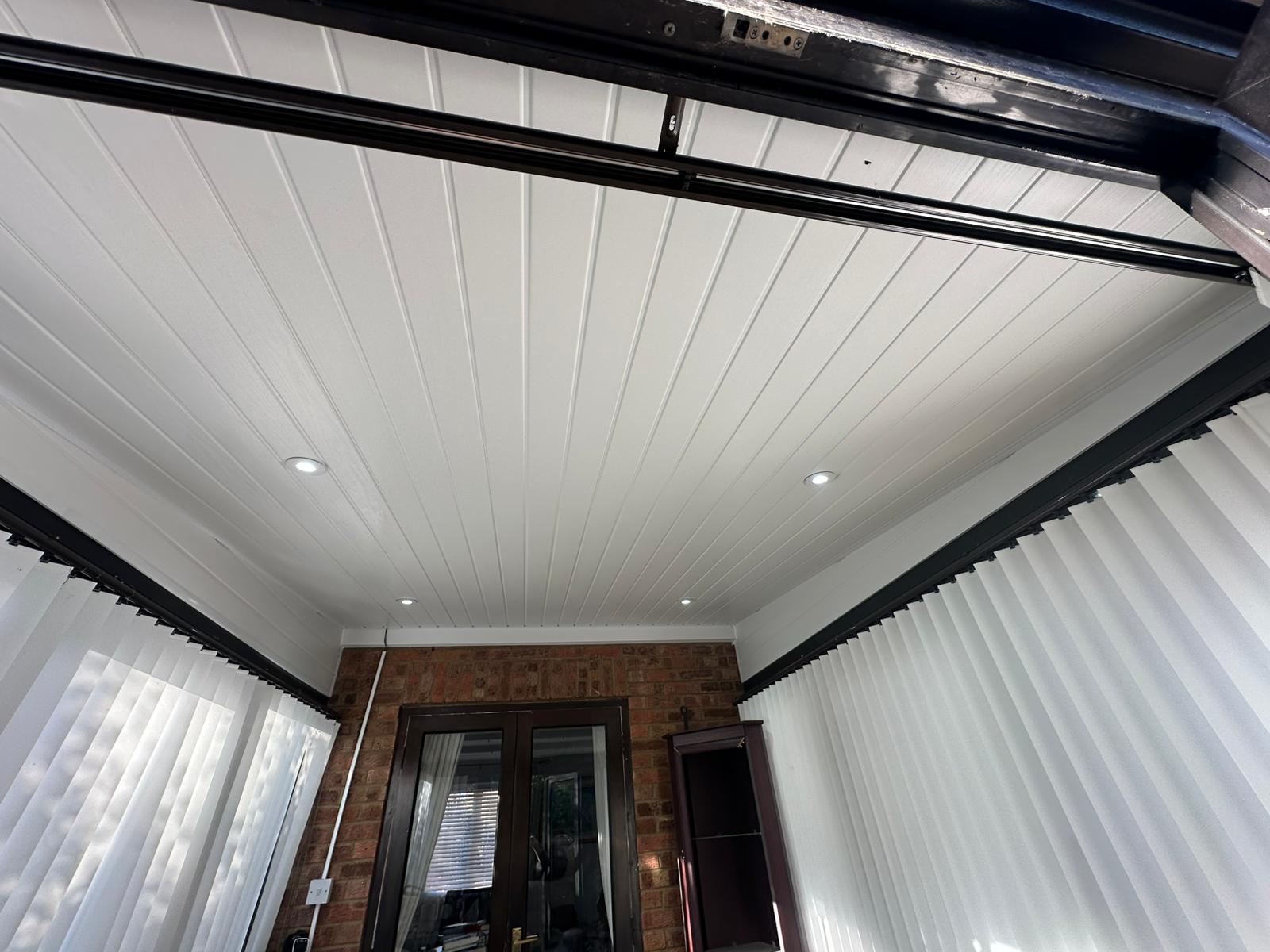 Lean To With Spotlights Inside